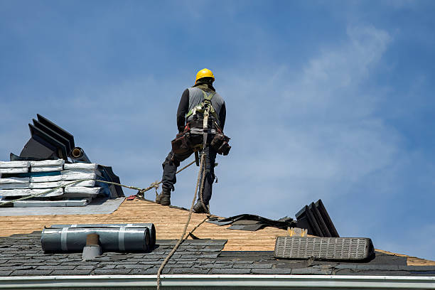 Professional Flat Roof Repair technician working in Foster, VA